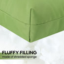 2 Piece High Back Patio Chair Cushion Set