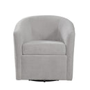 Oaklynn - Barrel Style Swivel Accent Chair