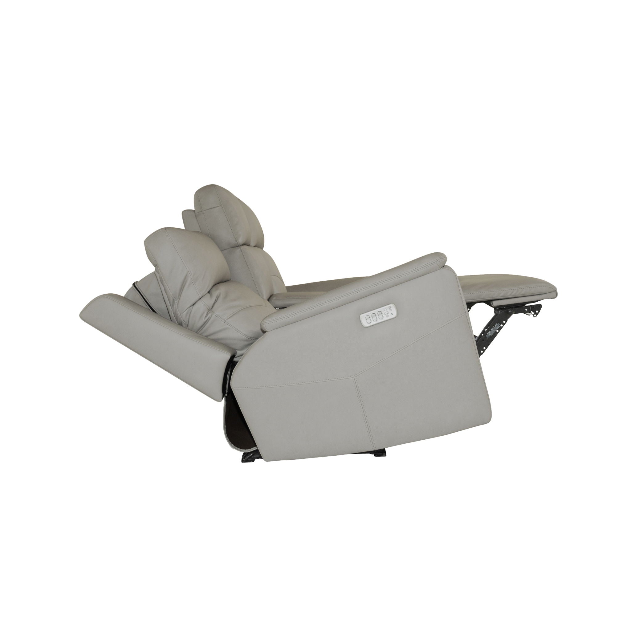Vernon - Power Reclining Loveseat With Console, Power Headrests, Lumbar, Heat & Massage