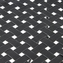 Luna - Outdoor Iron Coffee Table - Black Brush Silver