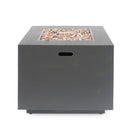 Outdoor Patio Gas Burning Fire Pit Table 50,000 Btu, Square