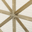 Margaret - 3 Panel Fireplace Screen Iron