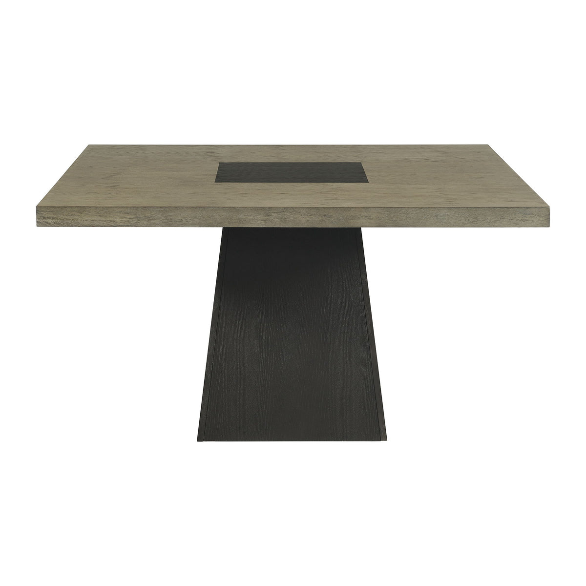 Jemma Square Dining Table in Gray / Dark Espresso by Elements International, view 3