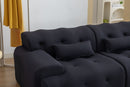 Large Size 2 Seater Sofa, Pure Foam Comfy Sofa Couch, Modern Lounge Sofa For Living Room, Apartment