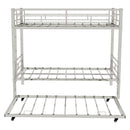 Bunk Bed For Kids, Convertible Frame With Ladders & Guardrail