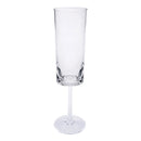 Oval Halo - Acrylic Champagne Flutes (Set of 4)
