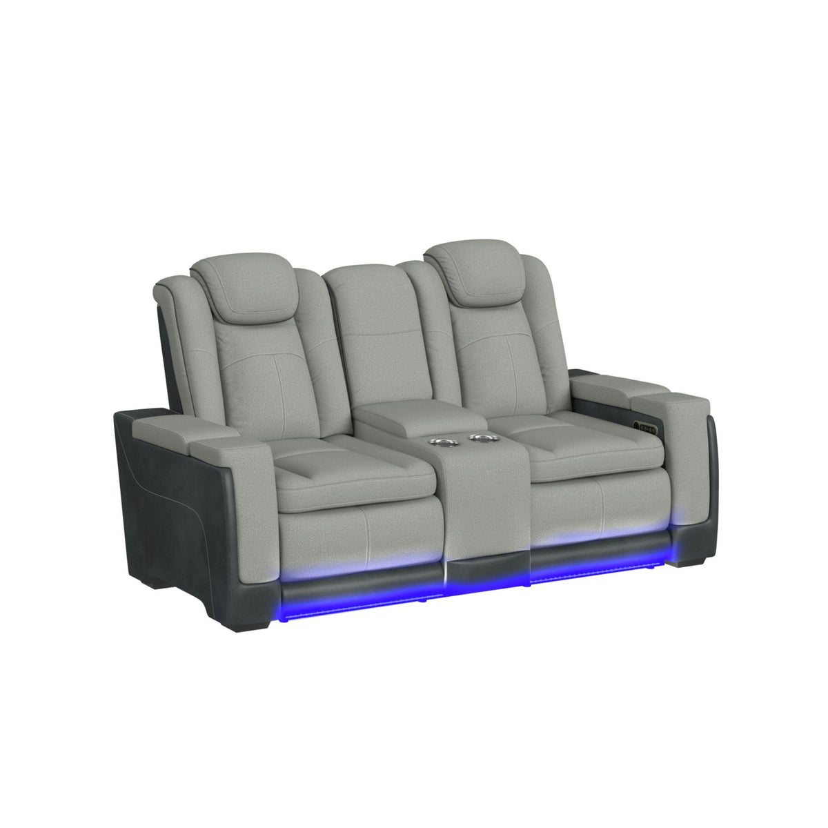 Lantana Living Room Set in Charcoal by Elements International, view 3