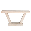 Vintage Distressed Wood Entryway Bench With 2 Tier Storage Cabinet