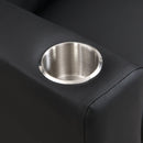 Sally Deluxe Kids Recliner Chair With Cup Holder - Black