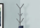 Coat Rack, Hall Tree, Free Standing, 8 Hooks, Entryway, Contemporary & Modern