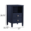 Winston - 2 Drawer Storage Nightstand