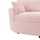 Oversized Double Chaise Lounge Sofa With USB Ports