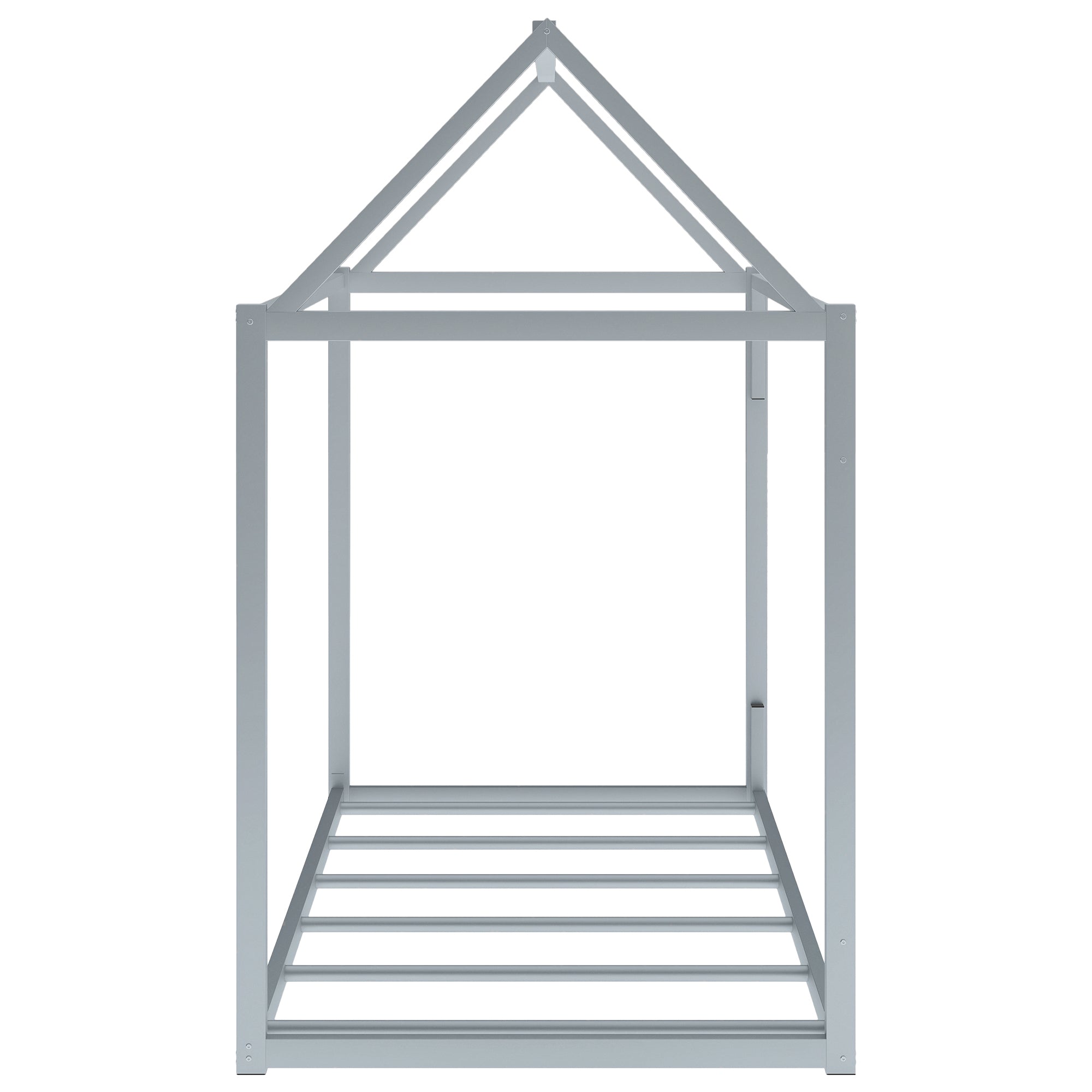 Metal House Shape Platform Bed, twin