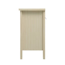 Rattan 2 Door Cabinet, Suitable For Bedroom - Natural