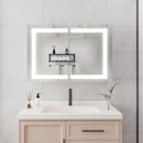 Medicine Cabinet With LED Vanity Mirror, Anti-Fog, Waterproof, Dimmable With Touch Switch