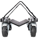 Heavy Duty Snowmobile Dolly With V Slide And Swivel Casters Steel, 1500Lbs Capacity
