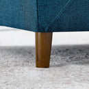 Modern Rectangular Pet Sofa With Backrest And Armrests For Small And Medium Dogs, Soft Cushion