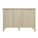 Rattan 2 Door 3 Drawer Cabinet, Suitable For Bedroom - Natural
