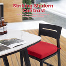 Modern Outdoor Bar Stools With Backrest And Footrest (Set of 2)