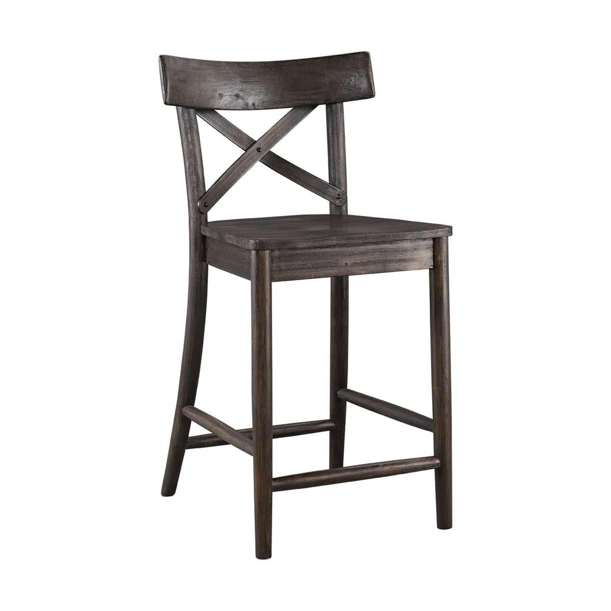 Coronado Stool in Dark Brown by Elements International, view 2