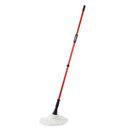 Ultra Fine Fiber Twist Mop With 57.5 Inch Long Handle For Dry And Wet Floor Cleaning - Red