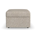 Sky - Storage Ottoman - Light Gray - Atlantic Fine Furniture Inc