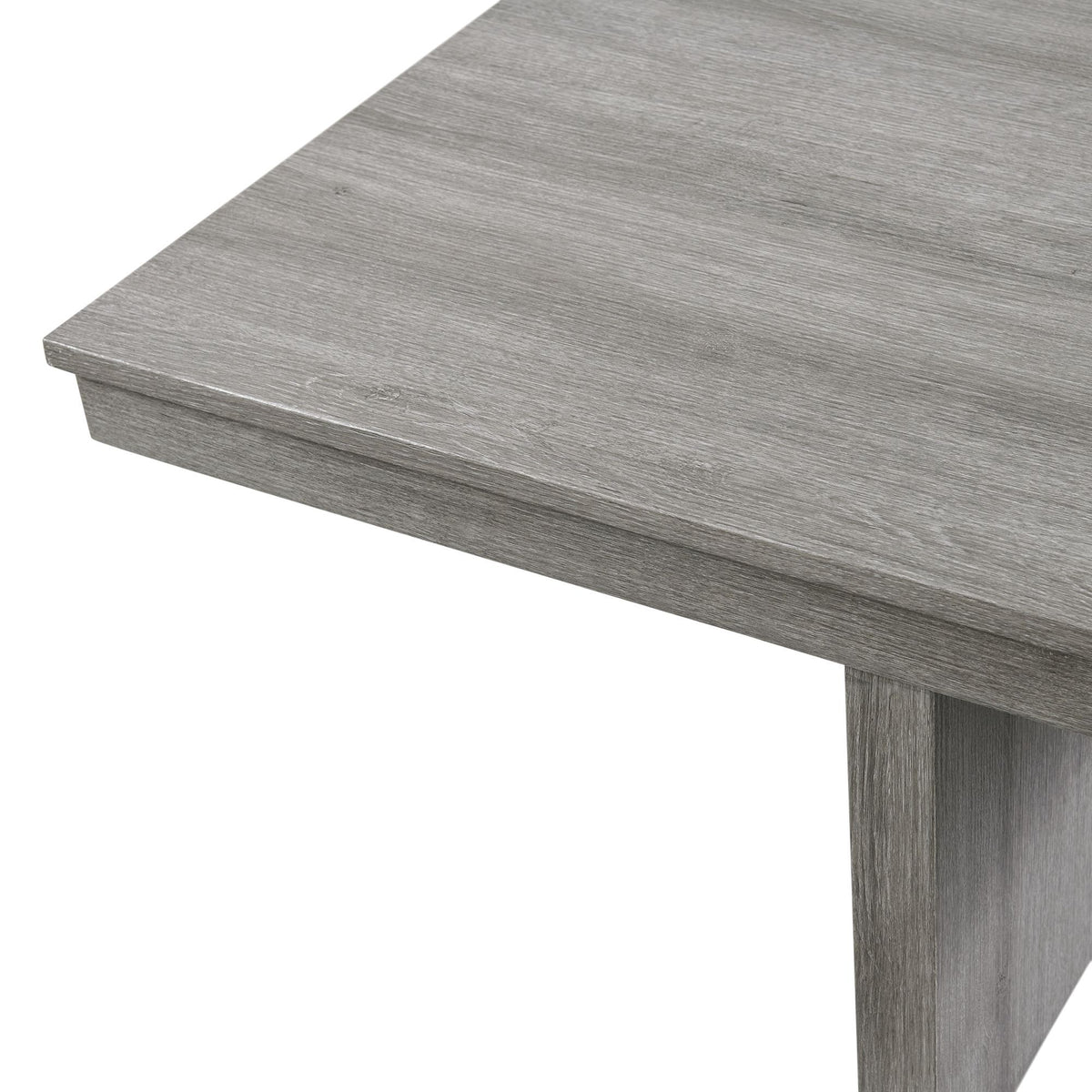 Uster 2 Piece Occasional Set (Coffee Table And End Table) in Light Gray by Elements International, view 5