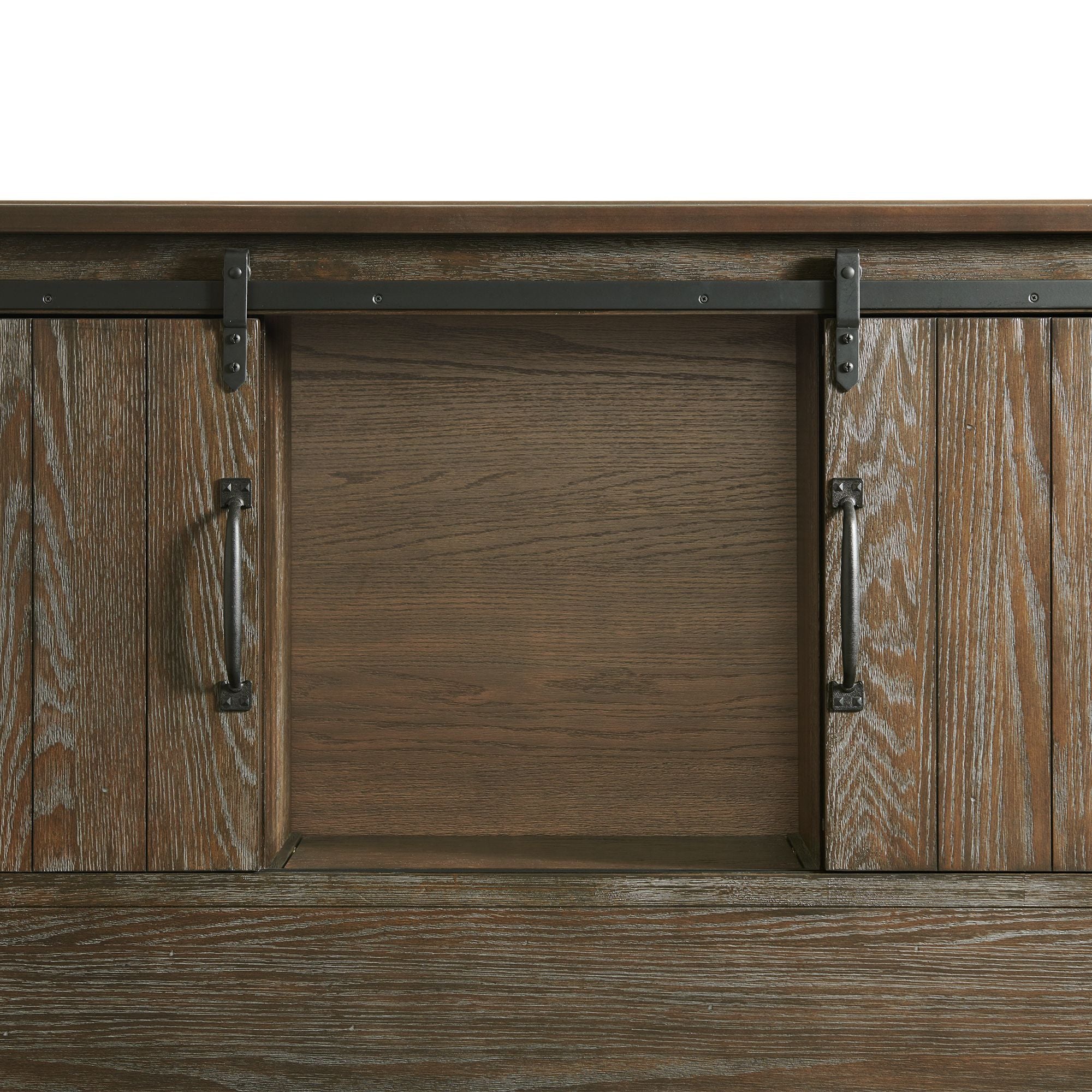 Scott Platform Storage Bed in Dark Brown by Elements International, view 9