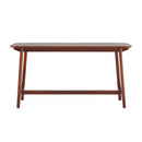 Mid-Century Modern Dining Table With Trestle Base