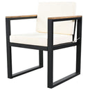 7 Pieces Outdoor Dining Set Patio Dining Table And Chair Set With And Removable Cushions For Patio