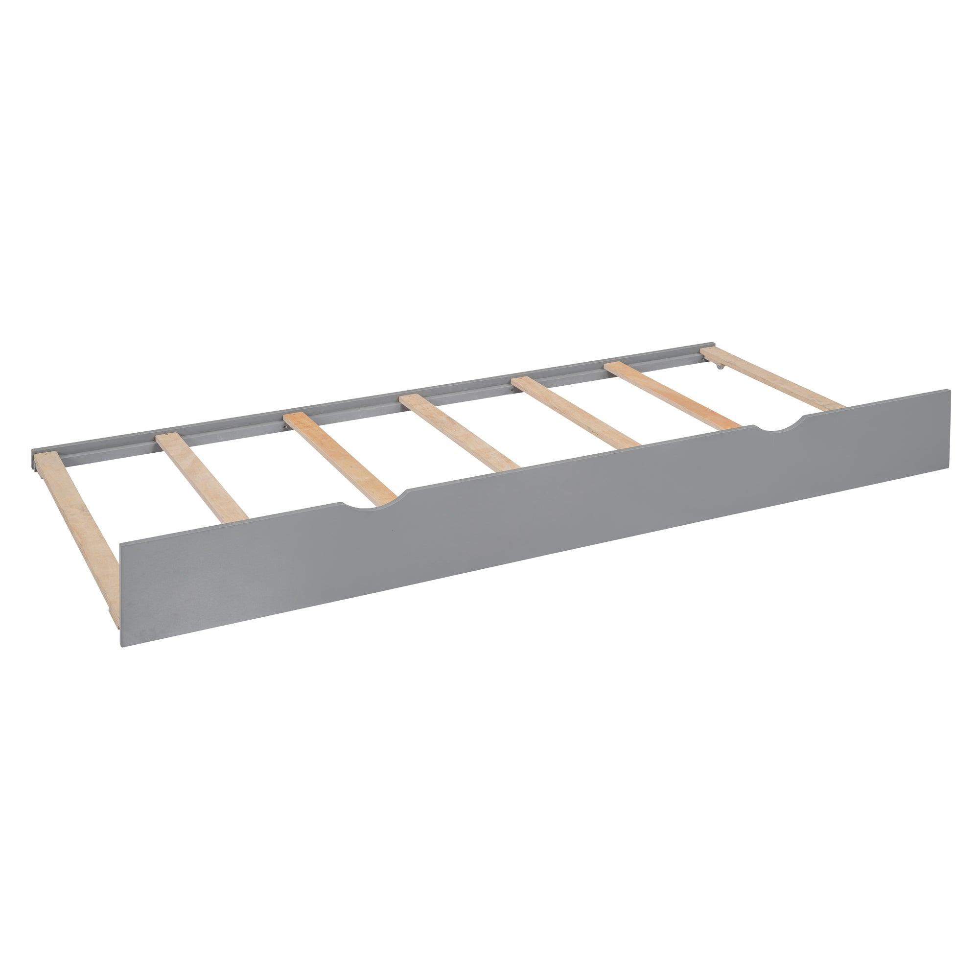 Queen Size Wooden Bed With All-in-One Cabinet, Shelf and Sockets, Gray - Atlantic Fine Furniture Melbourne FL