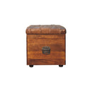 Buffalo - Leather Storage Trunk