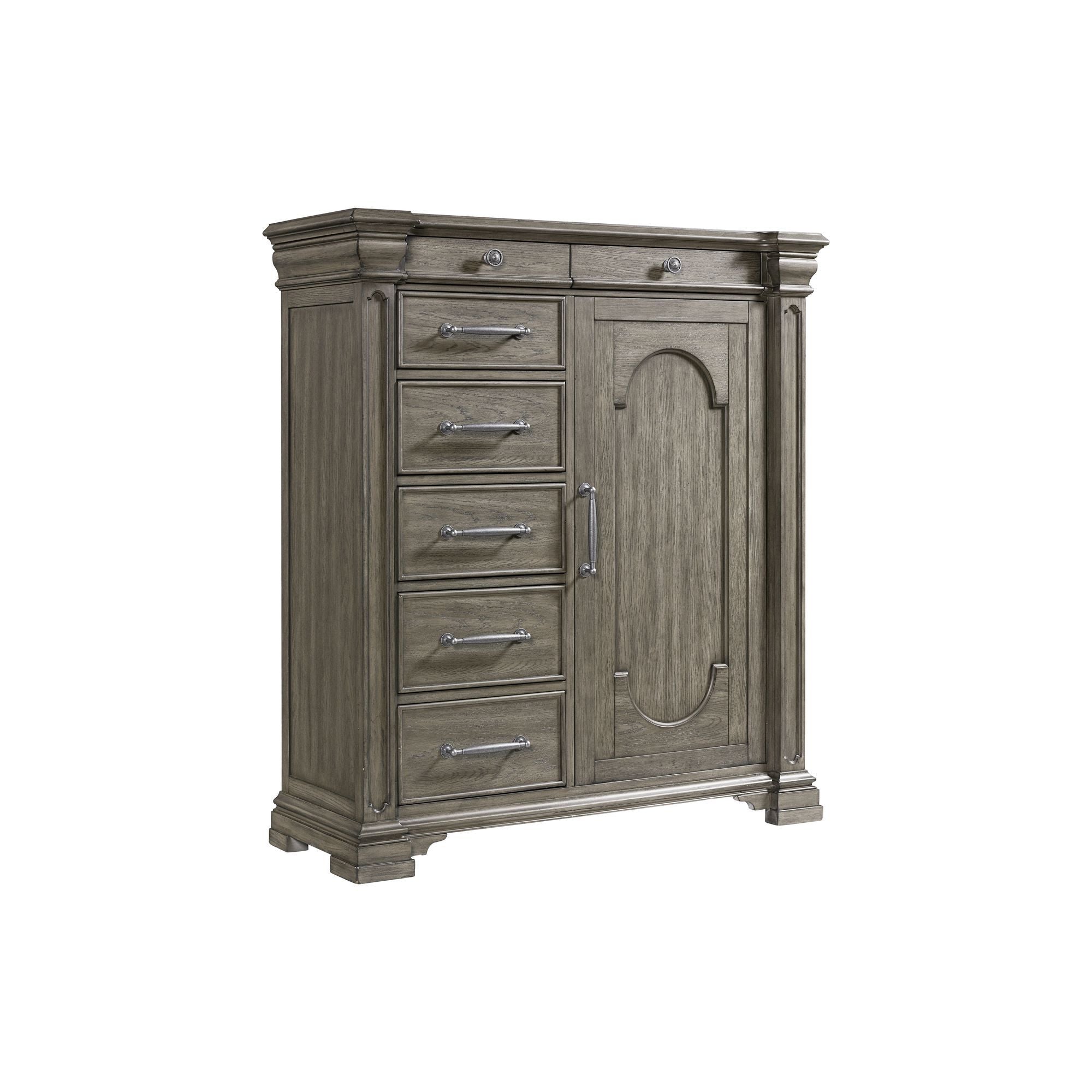 Kings Court 1 Door And 7-Drawer Chest in Black by Elements International