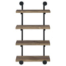 Elmcrest - 4-Shelf Wall Bookshelf