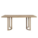Modern Dining Table Solid Wood