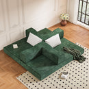 3 Seat Folding Floor Couch & King Size Bed Mattress