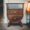 Split - Bedside Table - Chestnut