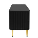 Minimalist TV Stand For TVs Up To 85", Modern Entertainment Center Media Console With 4 Spacious Cabinets For Living Room