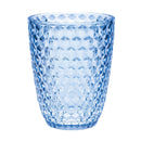 Leading Ware Diamond Cut Acrylic Glasses Drinking (Set of 4)