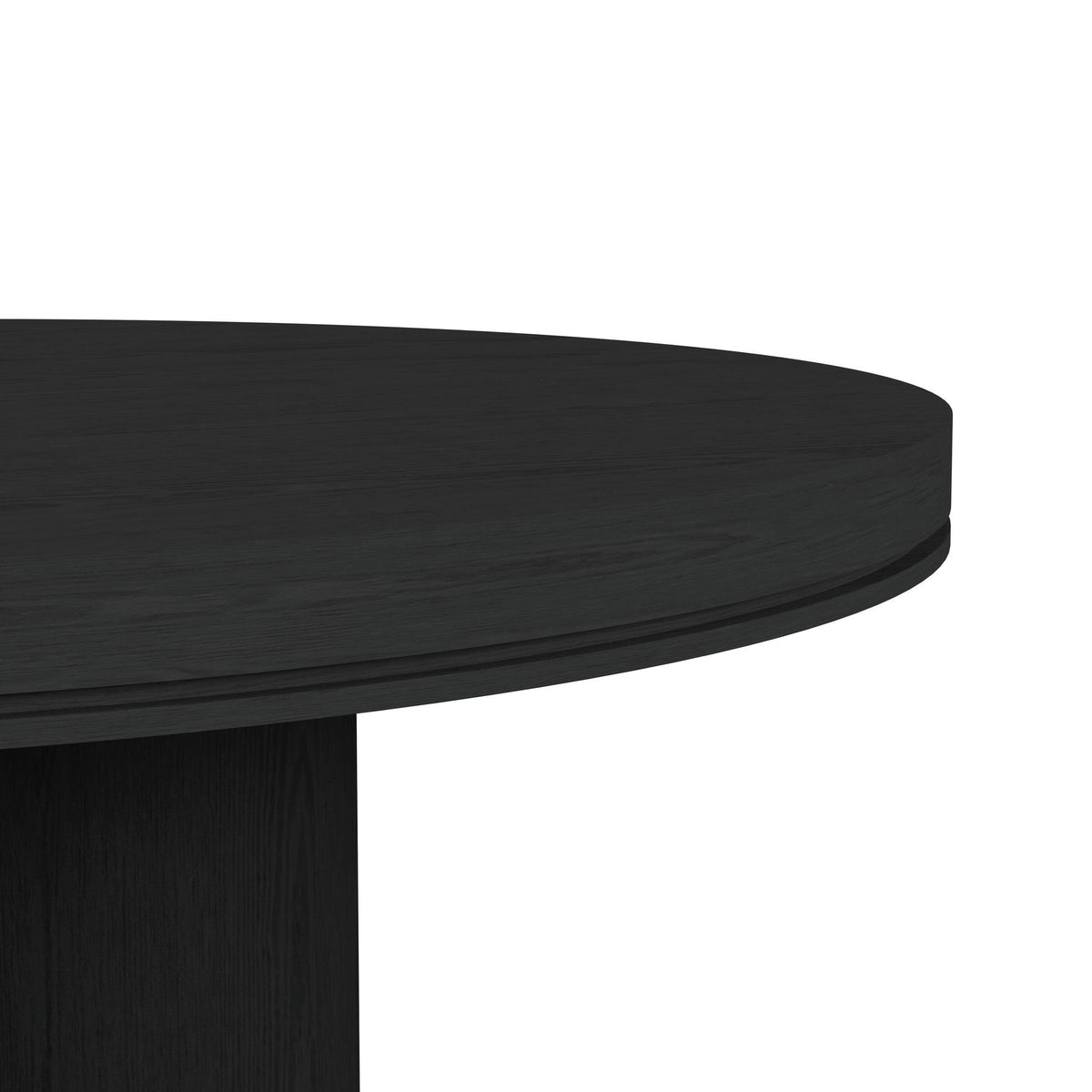 Rosalie Round Dining Table in Black by Elements International, view 4