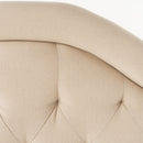 Angelica - Adjustable King / California King Tufted Headboard - Beige