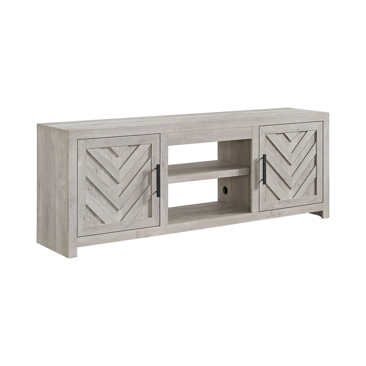 Eleanor TV Console in White by Elements International