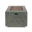 Outdoor Patio Gas Burning Fire Pit Table 50,000 Btu, Square