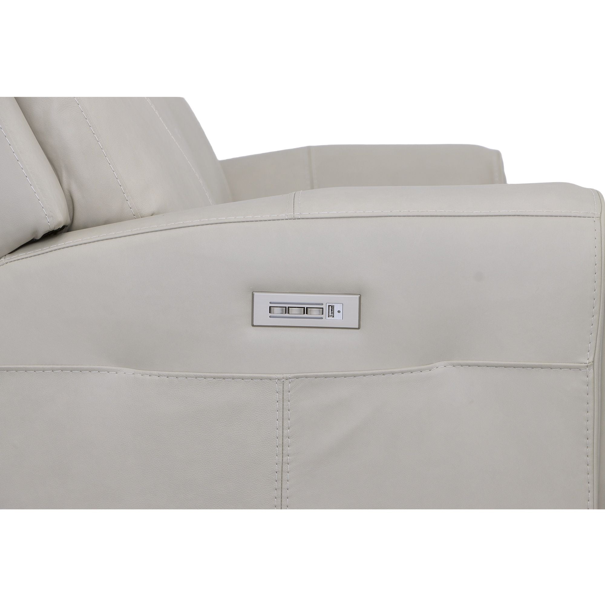 Barnett - Power Reclining Sofa With Power Headrests & Lumbar