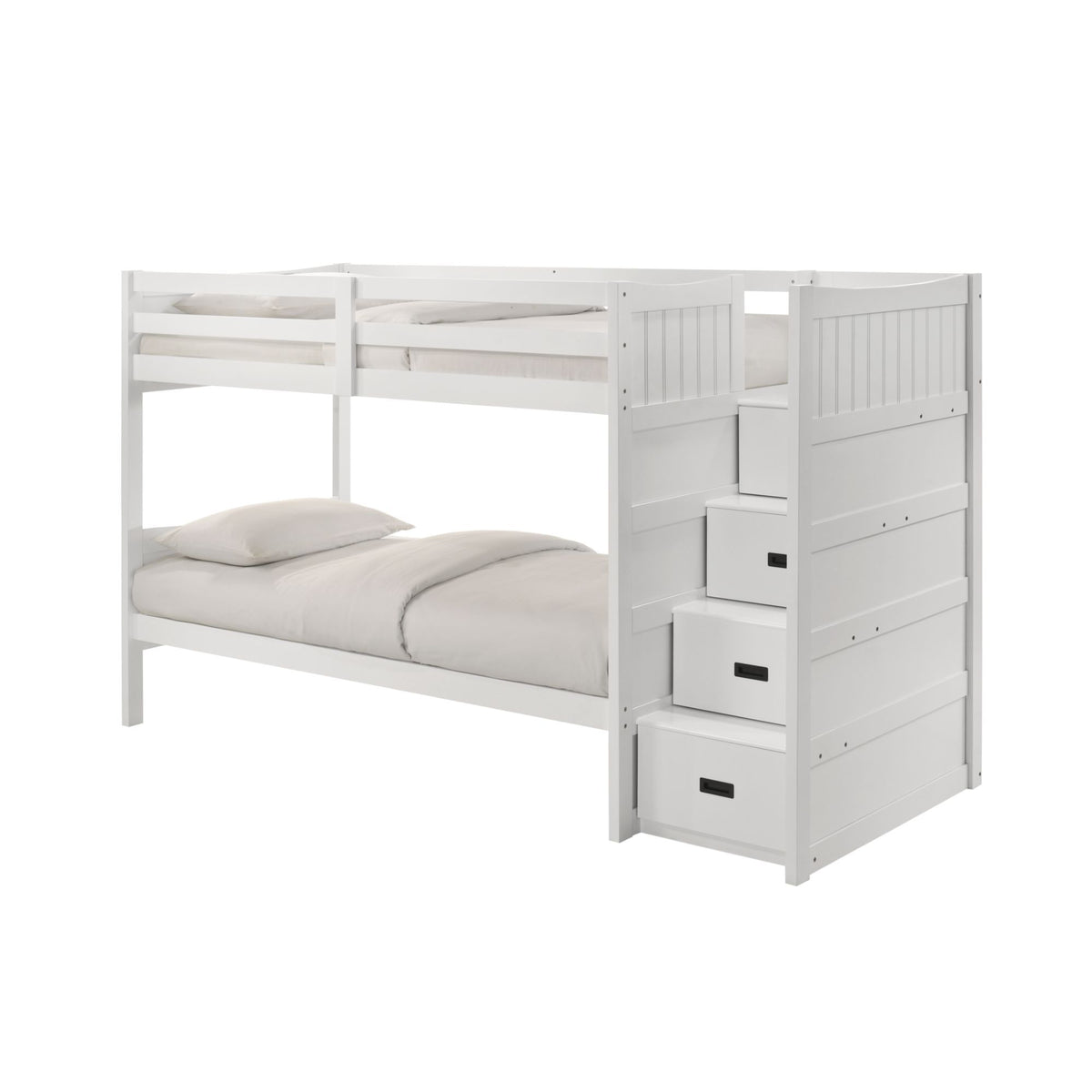 Sami Step Bunk With Right Headboard in Dark Brown by Elements International, view 3