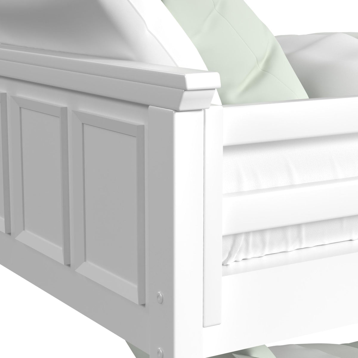 Hampton Kids Bunk With Ladder And Trundle in Black by Elements International, view 12