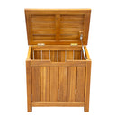 Portside - Wooden Deck Box 30 Gallons Storage Bench - Teak