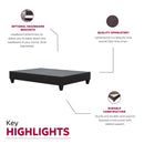 Modern Upholstered Platform Bed Frame