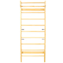 Swedish Ladder, Stall Bars Set For Physical Therapy & Gymnastics - Natural