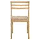 Bucknell - 3 Piece Round Drop Leaf Dining Table Set